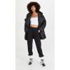 Norma Kamali Women’s Hooded Sleeping Bag Car Coat(Black)