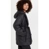 Norma Kamali Women’s Hooded Sleeping Bag Car Coat(Black)