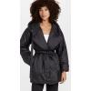 Norma Kamali Women’s Hooded Sleeping Bag Car Coat(Black)