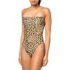 Norma Kamali Women’s Bishop One Piece(Cheetah Patch)