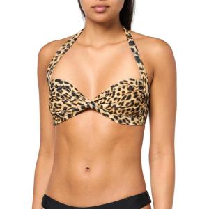 Norma Kamali Women’s Bill Bra(Cheetah Patch)