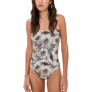 Norma Kamali Women’s Bishop One Piece(Fall Flowers)