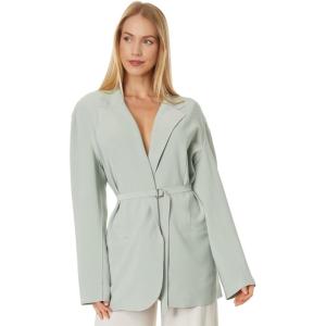 Norma Kamali Women’s Oversized Single Breasted Jacket(Dried Sage)
