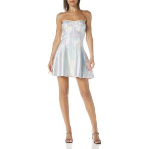 Norma Kamali Womens Strapless Grace Mini Dress(Hologram)