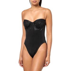 Norma Kamali womens Corset Mio(Black)