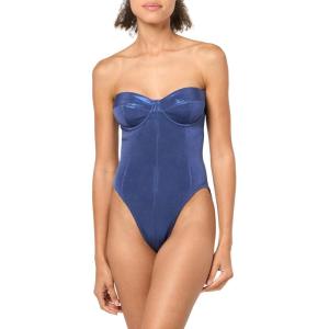Norma Kamali womens Corset Mio(Military Blue)