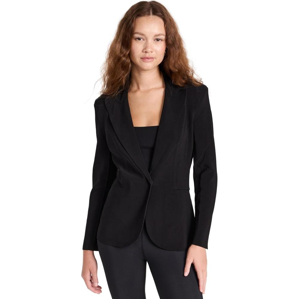 imageNorma Kamali Womens Classic Single Breasted JacketBlack