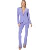 Norma Kamali Women’s Classic Single Breasted Jacket(Lilac)