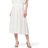 Norma Kamali Womens Flared Skirt to Midcalf (25)(Snow White)