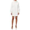 Norma Kamali Women’s Oversized Raglan Sleeve Turtleneck Mini Dress(Snow White)