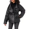 Norma Kamali Women’s Sleeping Bag Coat Short(Black)