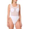 Norma Kamali Women’s Standard Dot Dash Mio(Snow White/Snow Whit)