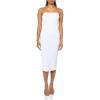 Norma Kamali Women’s Strapless Dress to Knee(Snow White)