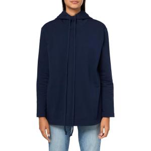 Norma Kamali Women’s Boyfriend Hooded Sweatshirt(True Navy)