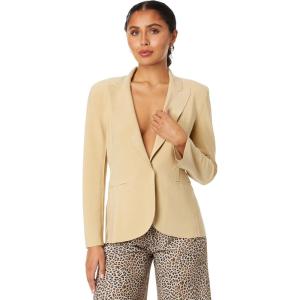 Norma Kamali Women’s Classic Single Breasted Jacket(Sand)
