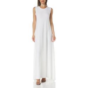 Norma Kamali Women’s Sleeveless Swing Maxi Dress(Snow White)