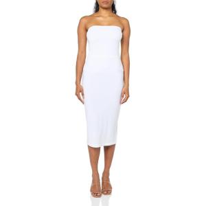 Norma Kamali Women’s Strapless Dress to Knee(Snow White)