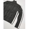 Norma Kamali womens Jacket, Double Pinstripe Tweed/Offset Stripe, XXS 32 US