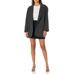 Norma Kamali Women’s Coat(Dark Heather Grey)