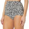Norma Kamali Women’s Bill Bottom(Baby Leopard)