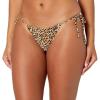 Norma Kamali Women’s String Bottom(Bb Leopard)