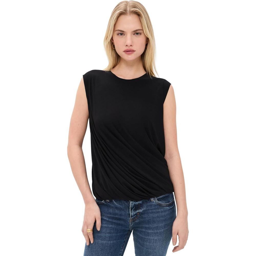 image:imageNorma Kamali Womens Sleeveless Twist TopBlack