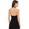 Norma Kamali Halter Top Shirt(Black)