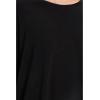 Norma Kamali womens Oversized Long Sleeve T(Black)