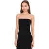 Norma Kamali Women’s Strapless Top(Black)