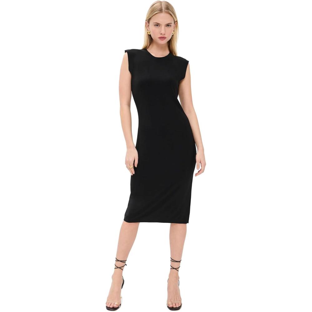 image:imageNorma Kamali Womens Sleeveless Dress to KneeBlack