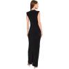 Norma Kamali Womens Sleeveless Long Dress(Black)