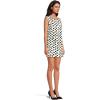 Norma Kamali Womens Sleeveless Mini Dress(Paint Dots)