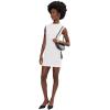 Norma Kamali Womens Sleeveless Mini Dress(Snow White)