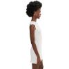 Norma Kamali Womens Sleeveless Mini Dress(Snow White)