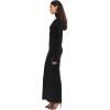 Norma Kamali Womens Turtle Long Dress(Black)