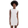 Norma Kamali Womens Sleeveless Mini Dress(Snow White)
