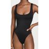 NORMA KAMALI Women’s Standard Low Back X Mio One Piece Swimsuit(Black)