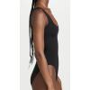 NORMA KAMALI Women’s Standard Low Back X Mio One Piece Swimsuit(Black)