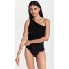 Norma Kamali Women’s Diana Mio One Piece Swimsuit(Black)