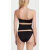 Norma Kamali Women’s Standard Bishop Nude Insert(Black/Nude Mesh)