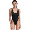 Norma Kamali Women’s Marissa One Piece Swimsuit(Black)