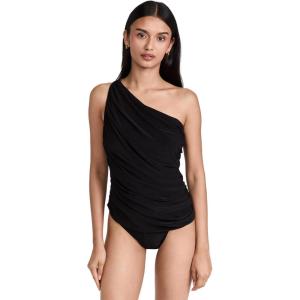 Norma Kamali Women’s Diana Mio One Piece Swimsuit(Black)