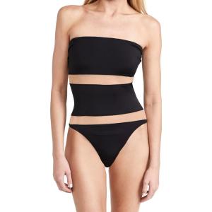 Norma Kamali Women’s Standard Bishop Nude Insert(Black/Nude Mesh)