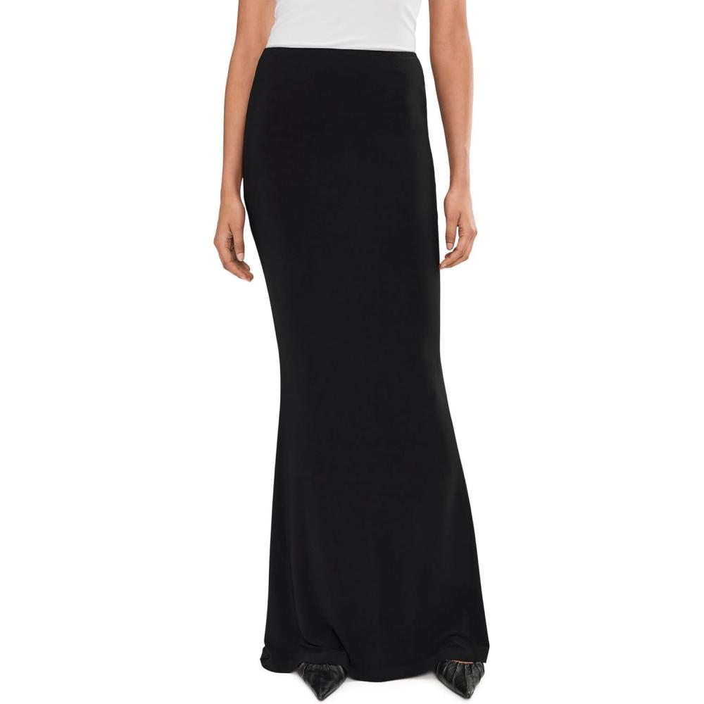 image:imageNorma Kamali Womens Obie Long SkirtBlack