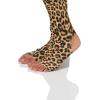 NORMA KAMALI Women’s Legging W/Footie W/O Waistband, Cheetah Patch
