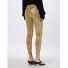 Norma Kamali Womens Cropped Legging W/O Waistband(Gold)