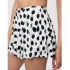 Norma Kamali Women’s Skating Skirt(Paint Dots)