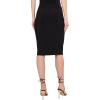 Norma Kamali Women’s Straight Skirt to Knee(Black)