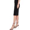 Norma Kamali Women’s Straight Skirt to Knee(Black)