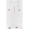 Norma Kamali Women’s Wide Leg Peasant Pants(Snow White)